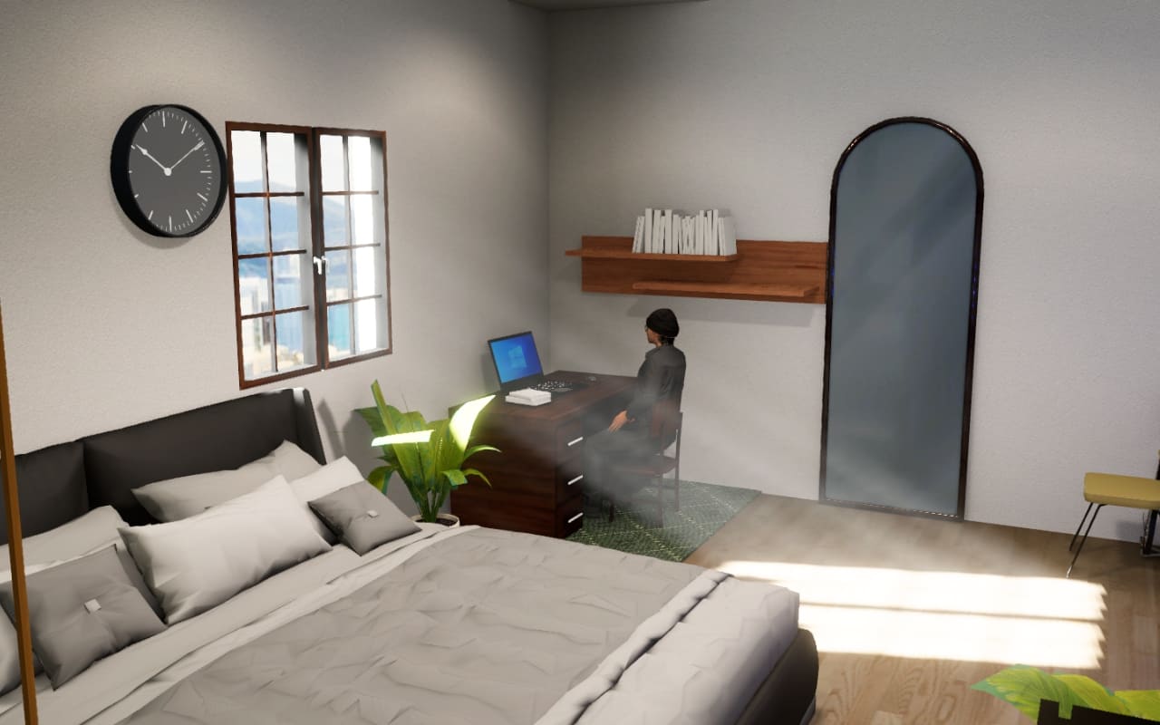 A decorated player home interior in Yooca